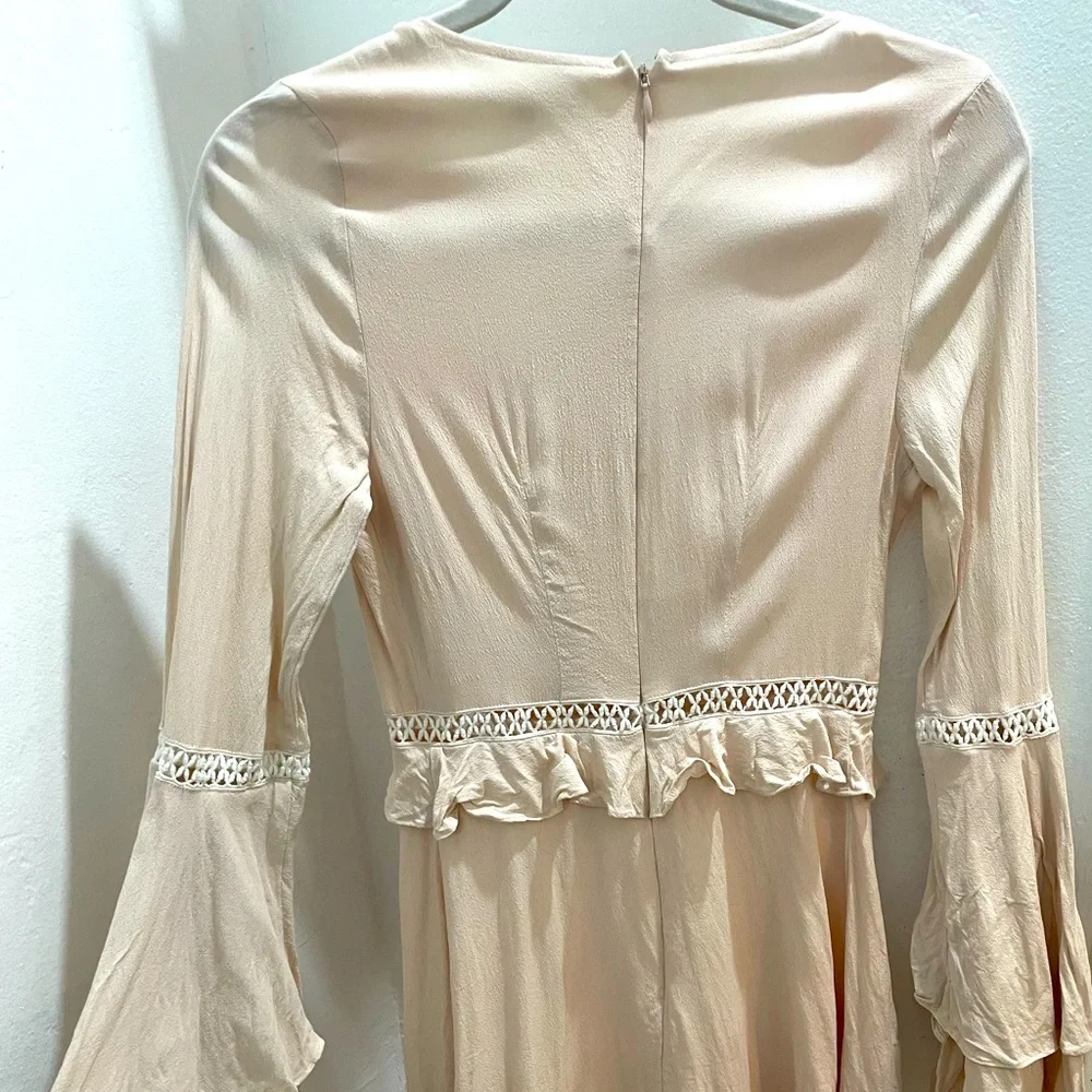 For Love & Lemons / Emilia Mesh Flare Mini Dress - Picture 10 of 14